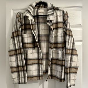 Plaid Women’s Button Up Sweater
